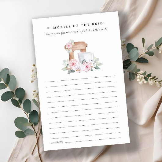 Papier Conseil sur la mémoire de Fête des mariées florale