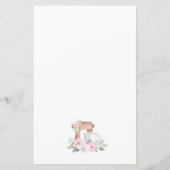 Papier Conseil sur la mémoire de Fête des mariées florale (Dos)