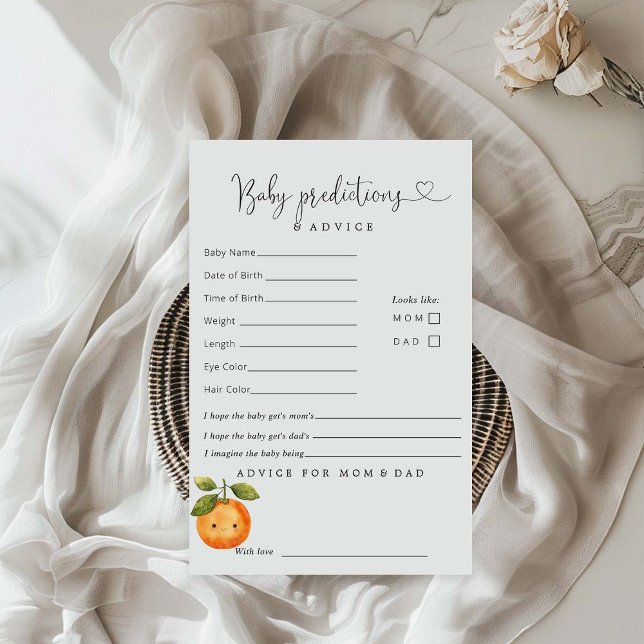 Papier Conseil Un Peu Cutie Douche Orange (Créateur téléchargé)