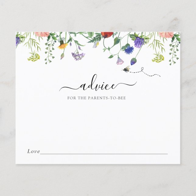 Papier Conseils aux fleurs sauvages et aux abeilles pour  (Devant)