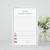 Papier Conseils aventure pour les parents (Debout devant)