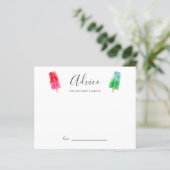 Papier Conseils de Baby shower populaire pour les nouveau (Debout devant)