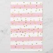 Papier Conseils de Baby shower pour filles tropicales pou (Dos)