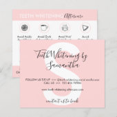 Papier Conseils de conseils de soins après le blanchiment (Devant / Derrière)