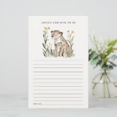 Papier Conseils de feuillage de bébé tigre maman pour la (Debout devant)