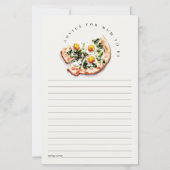 Papier Conseils de pizza de livraison spéciale pour le Ba (Devant)