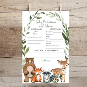 Papier Conseils de prédiction pour bébé pour les amis des