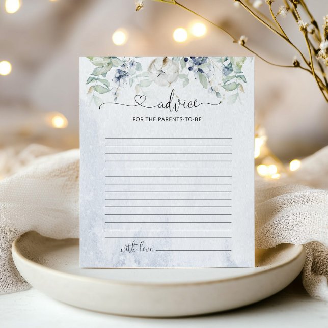 Papier Conseils d'eucalyptus d'hiver pour les parents (Créateur téléchargé)