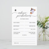 Papier Conseils et prédictions Halloween Baby shower Jeu (Debout devant)