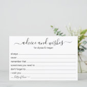 Papier Conseils et souhaits Mariage LGBTQ moderne (Debout devant)