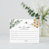 Papier Conseils et souhaits pour la Fête des mariées de m (Debout devant)