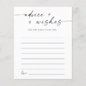 Papier Conseils et souhaits pour la future Mme. (Devant)
