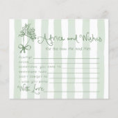 Papier Conseils et souhaits Sage green Off the Market car (Devant)