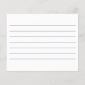 Papier Conseils et Vœux Réception de Fiançailles de Maria (Dos)