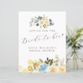 Papier Conseils pour la mariée à l'abeille (Debout devant)