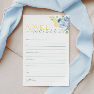 Papier Conseils pour la mariée Jeu de fête prénuptiale Ci