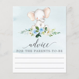 Papier Conseils pour le jeu de Baby shower Parents-to-be