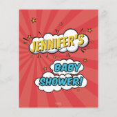 Papier Conseils pour une Baby Shower sur le thème d'un su (Dos)