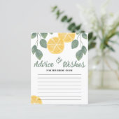Papier Conseils & souhaits Citron Fête des mariées Jeu (Debout devant)