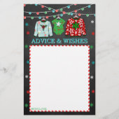 Papier Conseils sur le Baby shower de Noël moche (Devant)