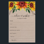 Papier Conseils Wings Rustic Sunflowers LGBTQ Mariage<br><div class="desc">Ces draps simples, LGBTQ, rustiques, écrits à la main Conseils & Voisins avec des tournesols aquarelles au sommet sont parfaits pour avoir une douche nuptiale, un dîner de répétition ou des invités mariages remplir pour le couple heureux. Les gens vont adorer avoir les invites - ils rendent si facile de...</div>