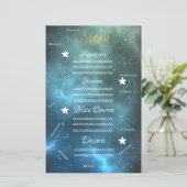 Papier constellations zodiaques (Debout devant)