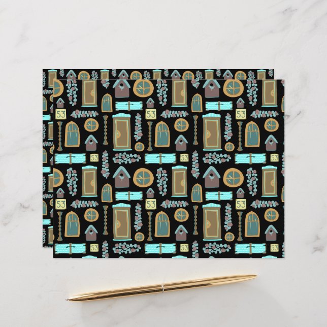 Papier Construction d'un magasin de souvenirs (Devant/Arrière en situation)