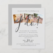 Papier Conversation vidéo en direct Mariage ou Invitation (Devant / Derrière)