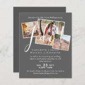 Papier Conversation vidéo en direct Mariage ou Invitation (Devant / Derrière)