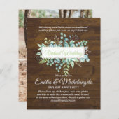 Papier Conversation vidéo Mariage virtuel Invitations en  (Devant / Derrière)