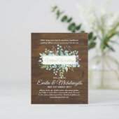 Papier Conversation vidéo Mariage virtuel Invitations en  (Debout devant)