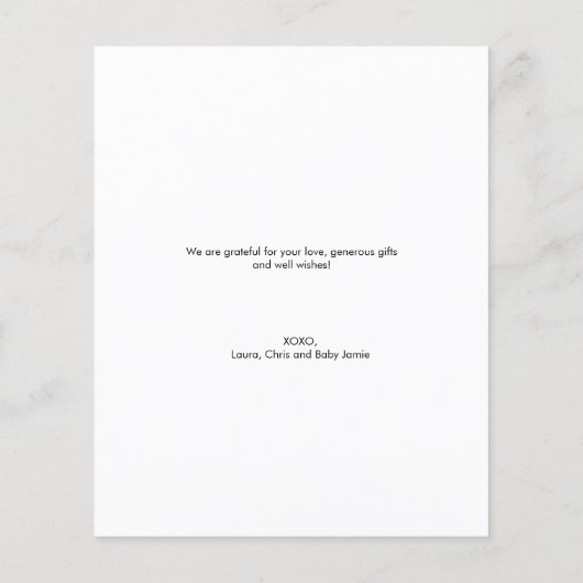 Papier Convivial pour le budget Moderne Personnalisé Phot (Dos)