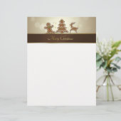 Papier Cookies de pain d'épices (Debout devant)