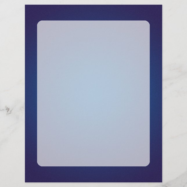Papier Cool Grainy Deep Blue Vignette (Devant)