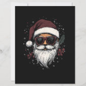 Papier Cool Santa with Sunglasses Christmas (Dos)