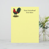 Papier Coq américain : Brun Rouge (Debout devant)