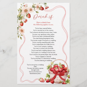 Papier Coquette Berry en amour Boire Si Fête des mariées