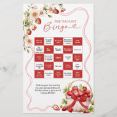 Papier Coquette Berry in Love Bingo Games Card (Devant)