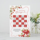 Papier Coquette Berry in Love Bingo Games Card (Debout devant)