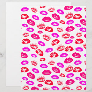 Papier Coquette Lipstick Motif Cardstock