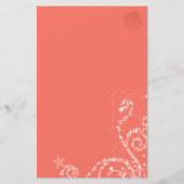 Papier Coral Navy White Beach Wedding Timeline (Dos)