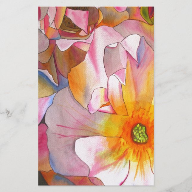 Papier Cornelia rose rose rose pastel (Devant)