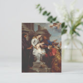 Papier Coronation de Saint Rosalia par Anthony van Dyck (Debout devant)