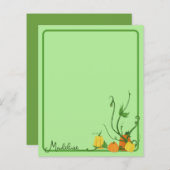 Papier Correctif citrouille (Devant / Derrière)