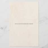 Papier Correspondre aux citations d'amour du film Mariage (Dos)