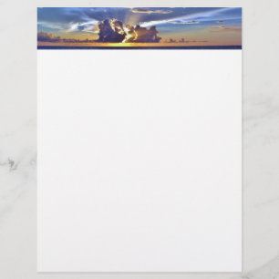 Papier Coucher de soleil sur la plage