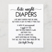 Papier Couches de nuit imprimables, Baby Shower rustique (Devant)