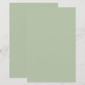 Papier Couleur claire et verte (Devant / Derrière)