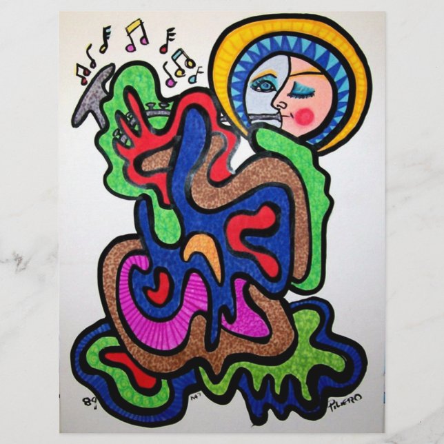 Papier Couleur de musique par Piliero (Devant)