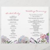 Papier Couleur d'eau peinte à la main hydrangea mariage (Dos)